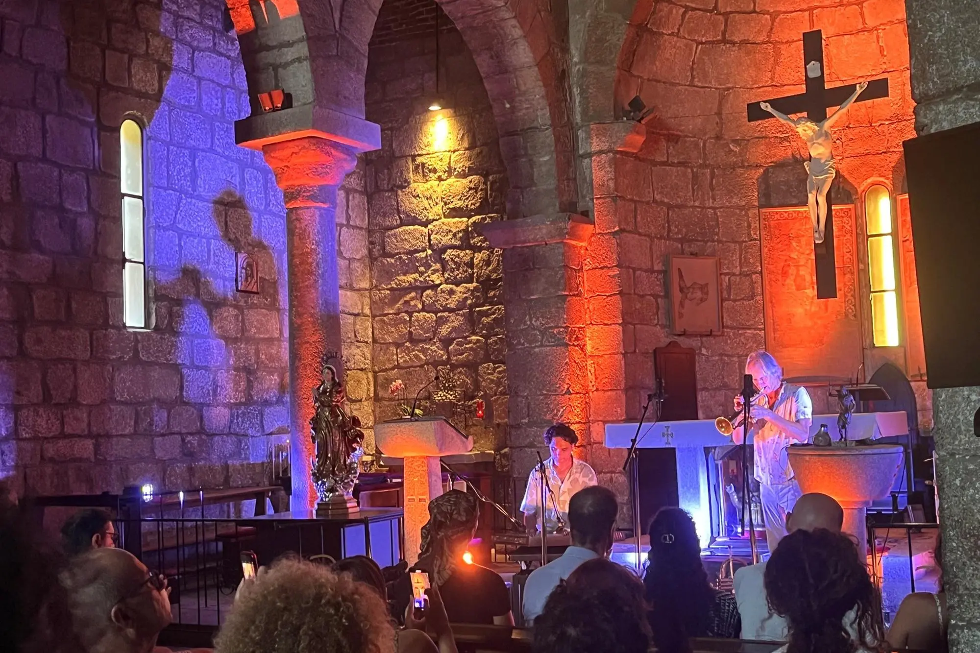 Markus Stockhausen e Alireza Mortazavi a San Simplicio per Time in jazz