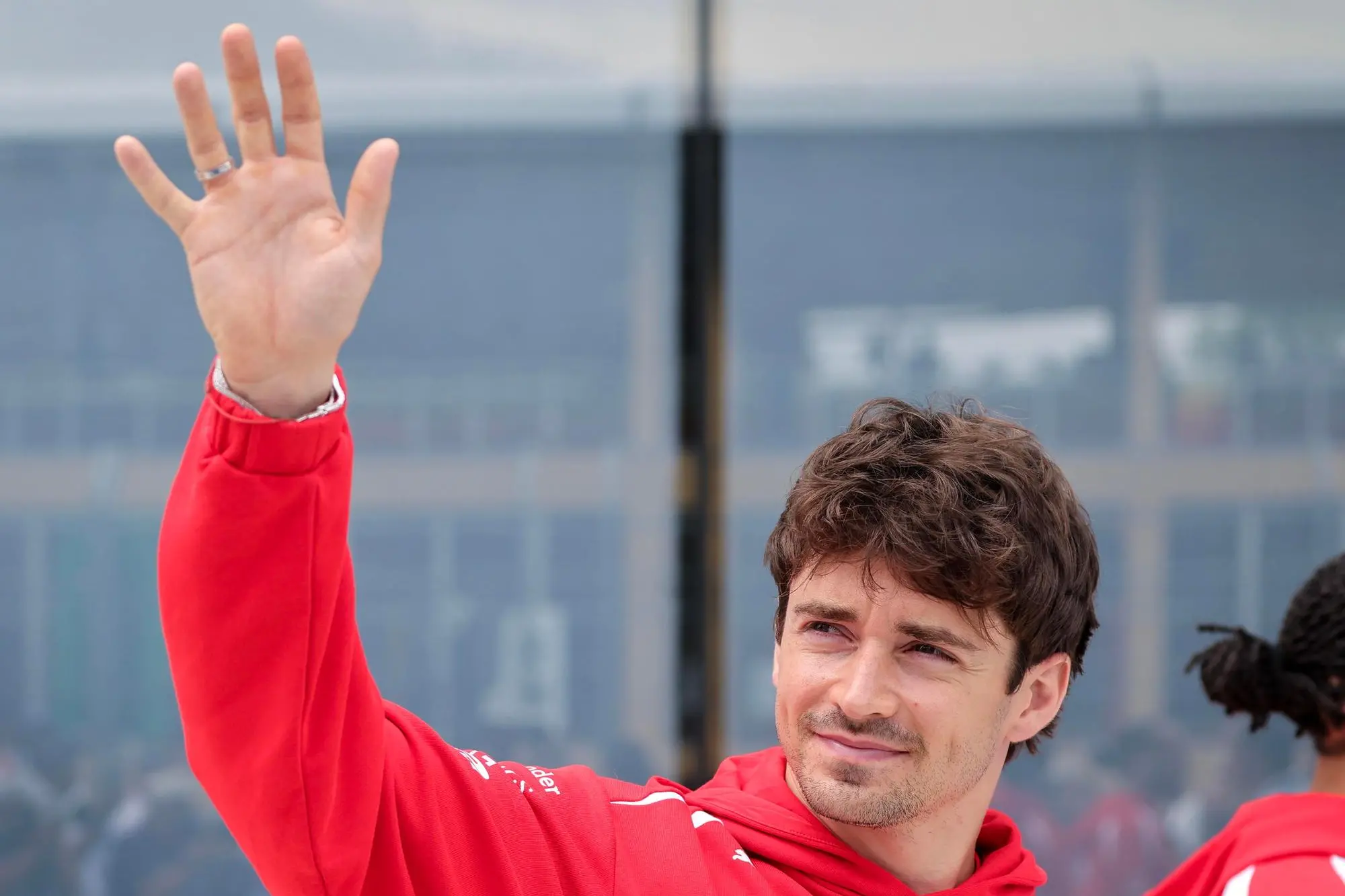 Charles Leclerc (foto Ansa/Epa)