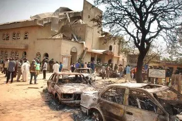 Immagini di scontri in Nigeria