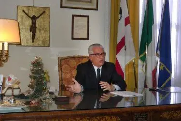 Il sindaco di Cagliari, Emilio Floris