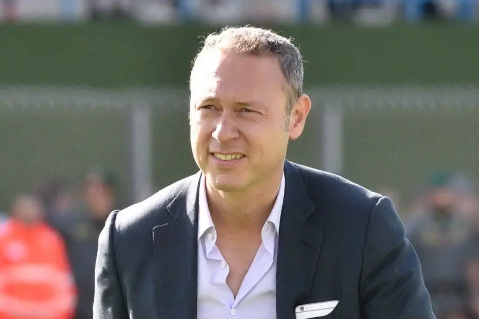 Il presidente dell'Olbia Alessandro Marino (foto Olbia Calcio)