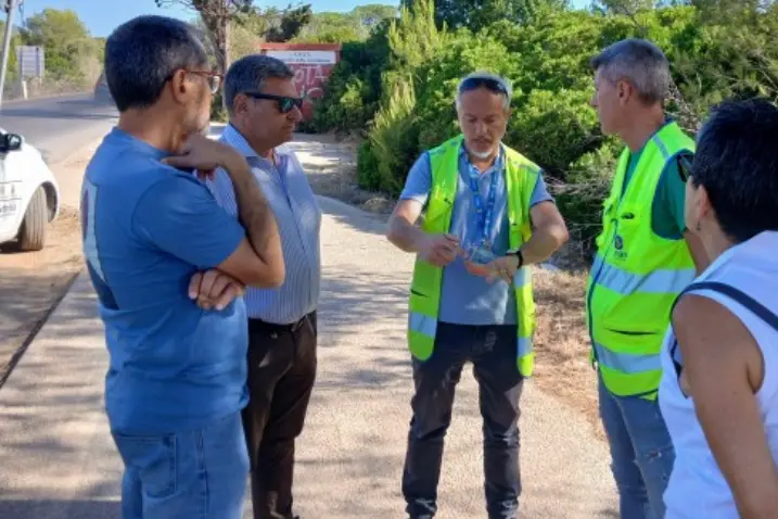 Sopralluogo al Calich - Alghero (foto concessa)