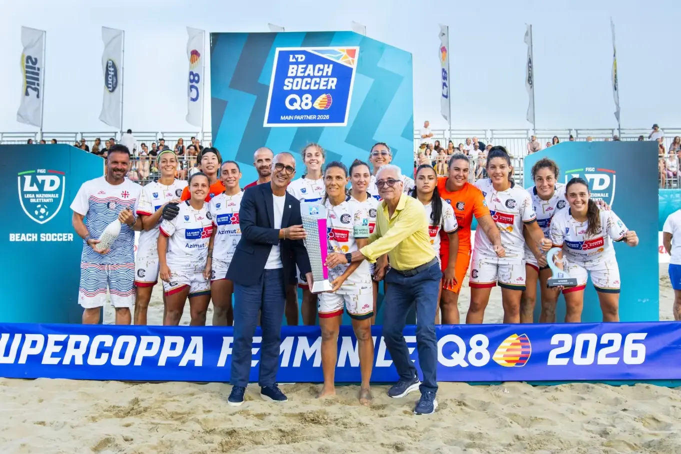 Il Cagliari Beach Soccer vince la Supercoppa Femminile 2026 (foto LND)