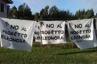 Protesta contro il progetto Eleonora