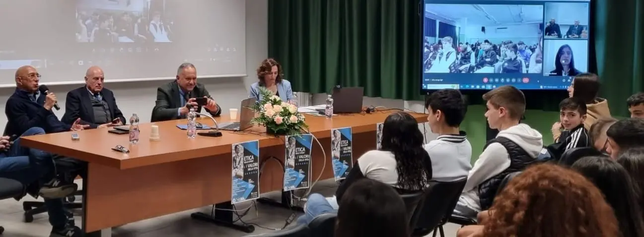 L'incontro all'Istituto \"Martini\" di Cagliari in ricordo di Pietro Mennea (foto concessa)