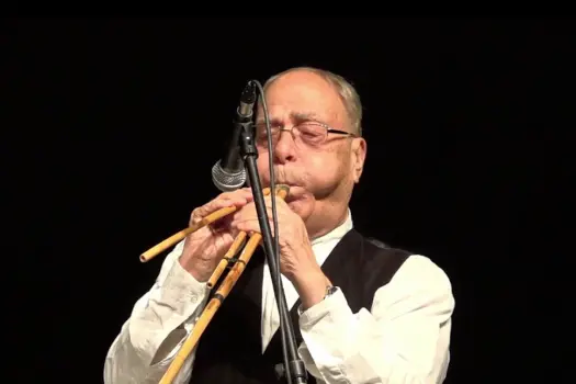 Il maestro delle launeddas Luigi Lai (Archivio L'Unione Sarda)