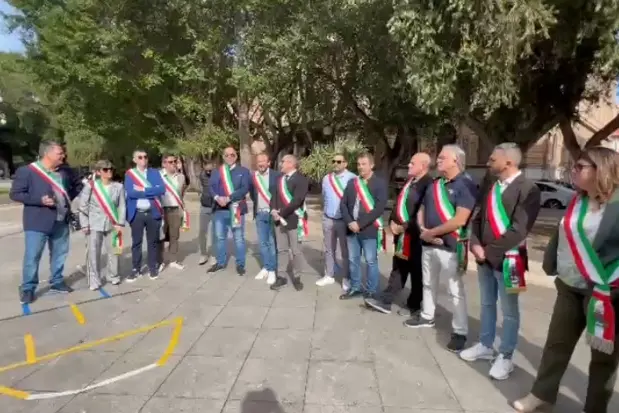 Assalto energetico, a Cagliari la protesta dei sindaci del Sarcidano e della Barbagia di Seulo
