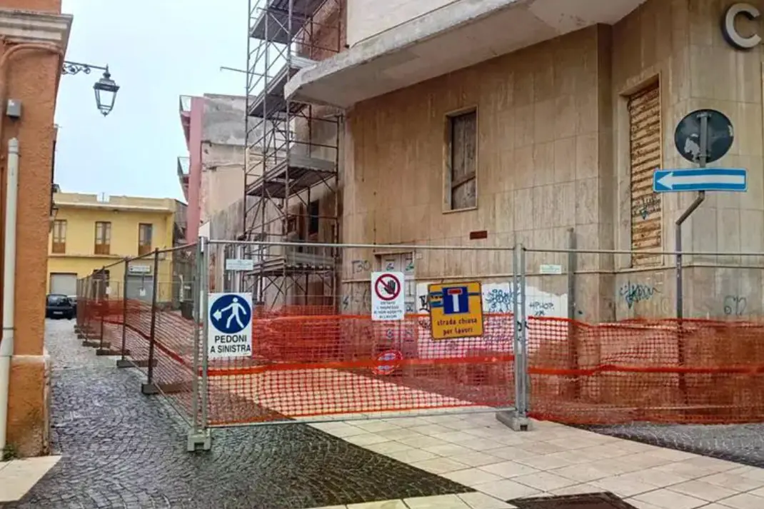 Lavori in corso a Sinnai