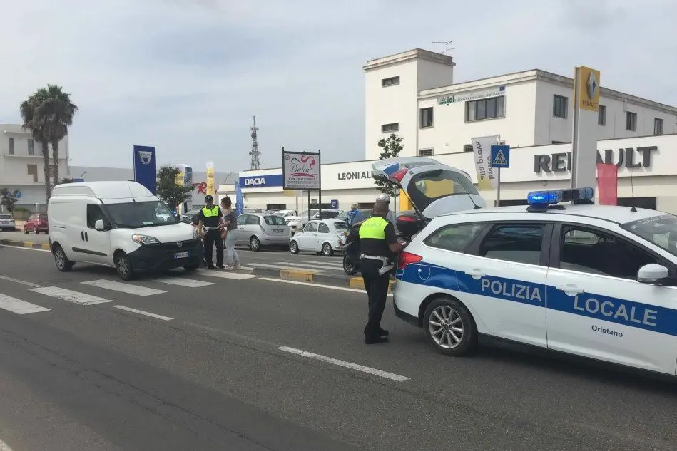 I rilievi della polizia locale