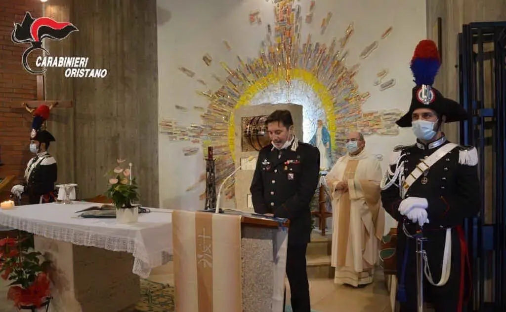 Il militari del Comando provinciale dei carabinieri di Oristano hanno celebrato oggi la Virgo Fodelis, la patrona dell'Arma. Analoghe celebrazioni si sono svolte state e Mogoro e Ghilarza, sedi delle compagnie