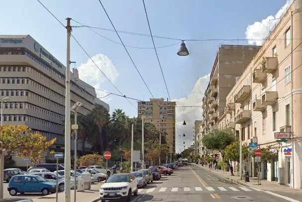 Viale Bonaria a Cagliari (foto da google)