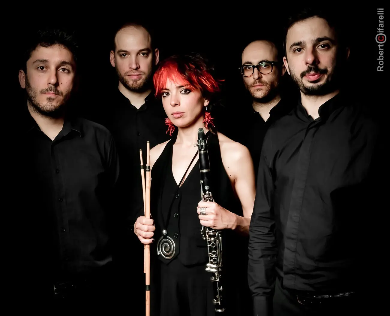 Zoe Pia e il quartetto di percussionisti in Giappone