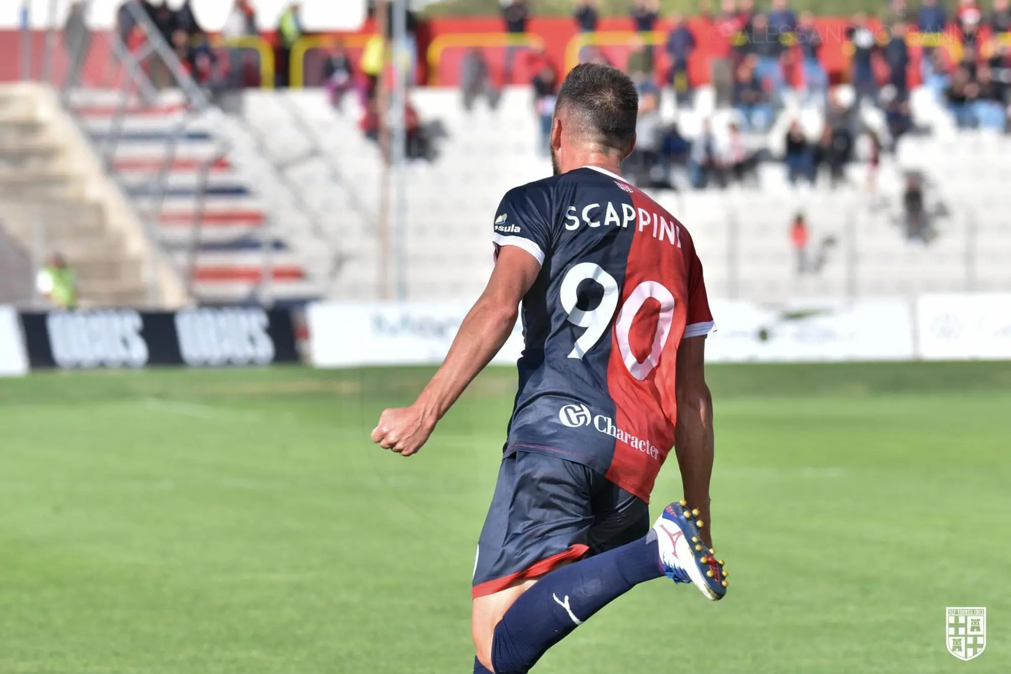 Stefano Scappini ha fatto gol ad Ancona (foto Torres-G. Marras)