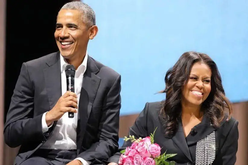 Michelle e Barack Obama (Archivio L'Unione Sarda)
