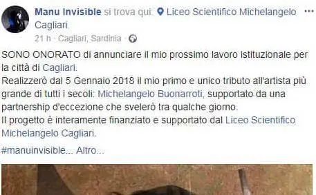 Il post di Manu Invisible