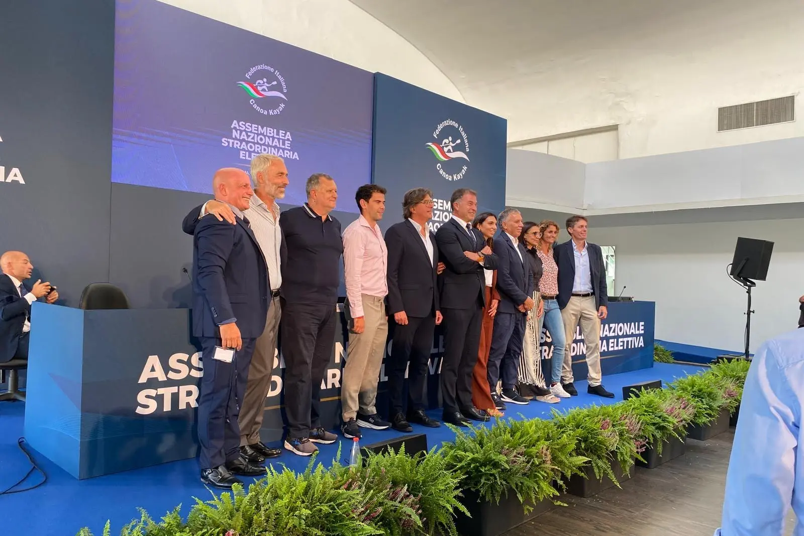 Gli eletti. Patta il primo da sinistra (Foto concessa)