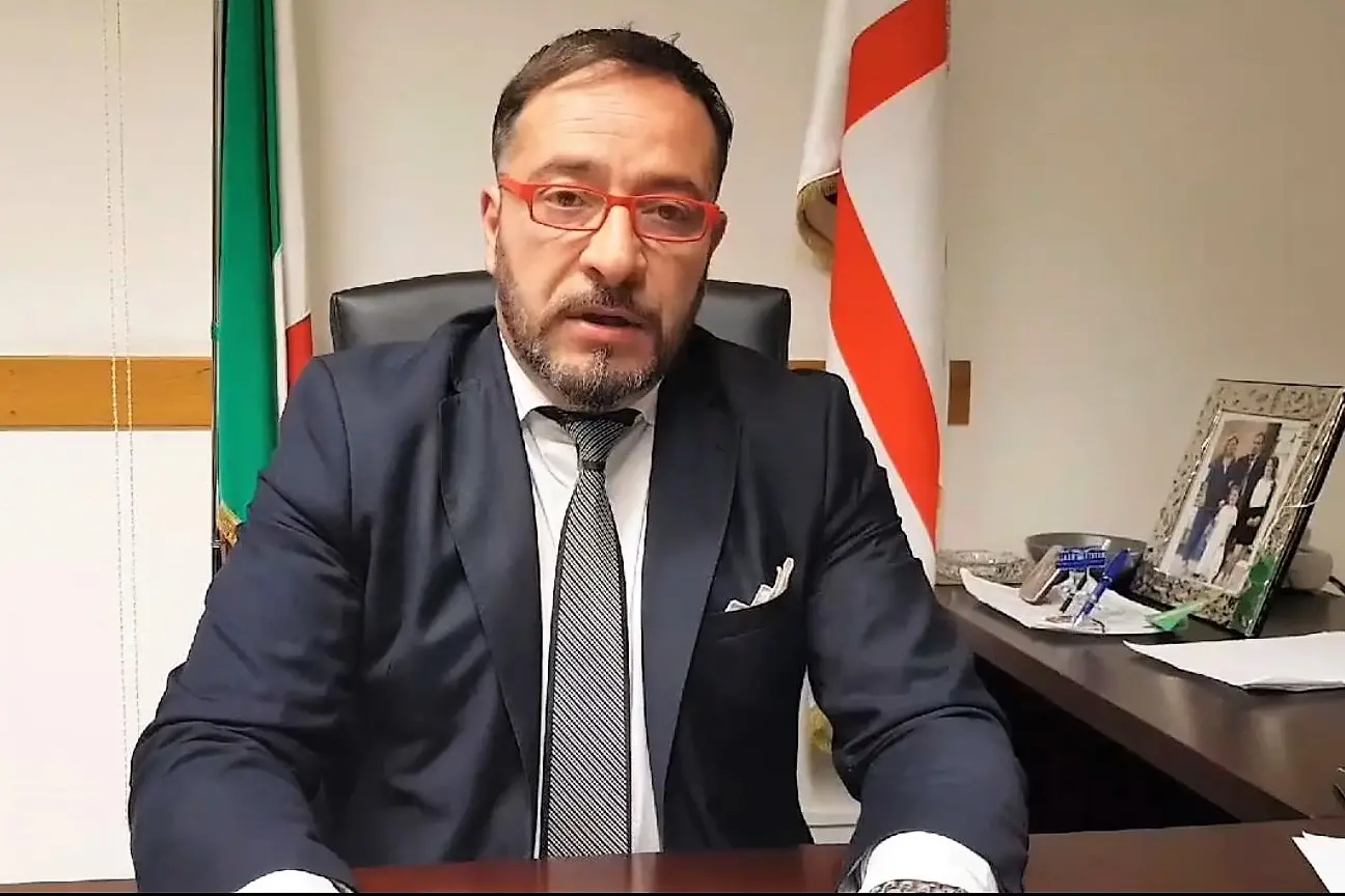 Gianluca Dessì, sindaco dimissionario di Villasimius (foto Agus)