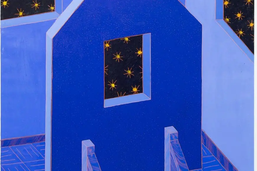 "Dentro casa" (immagine dell'opera concessa da Giuseppe Mulas)