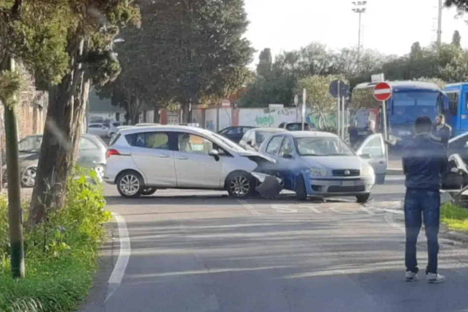 Il luogo dell'incidente (Foto E.Sanna)