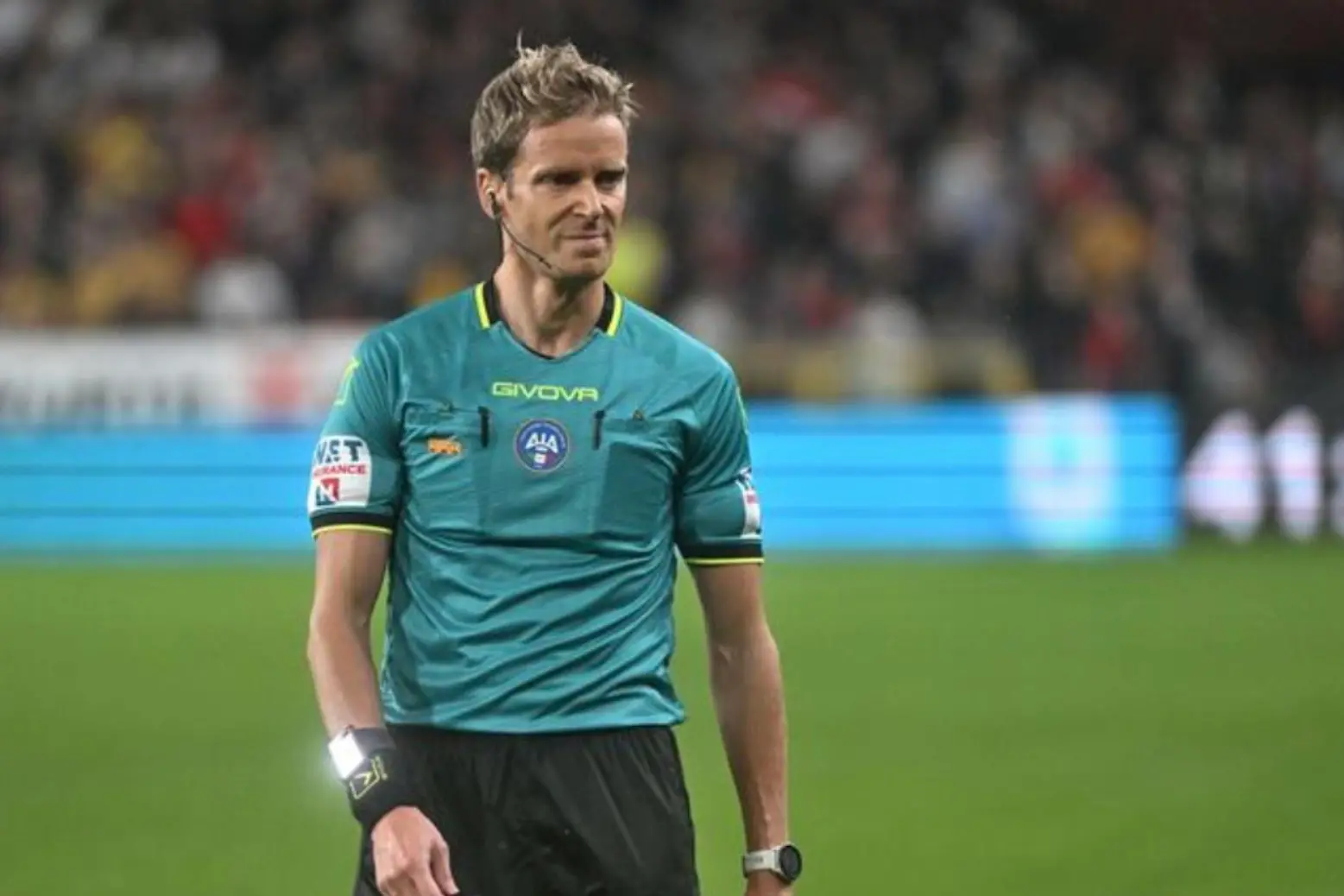 Daniele Chiffi, arbitro di Sassuolo-Cagliari (foto Ansa)