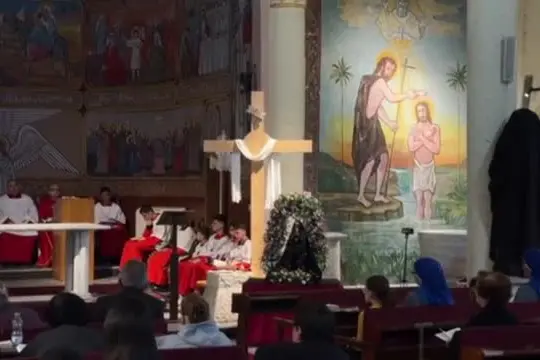 I cristiani di Gaza hanno celebrato i riti del Venerdì Santo
