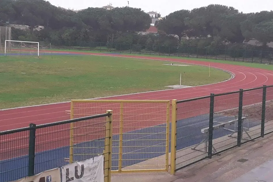 Lo stadio Comunale di Porto Torres ( foto Tellini)