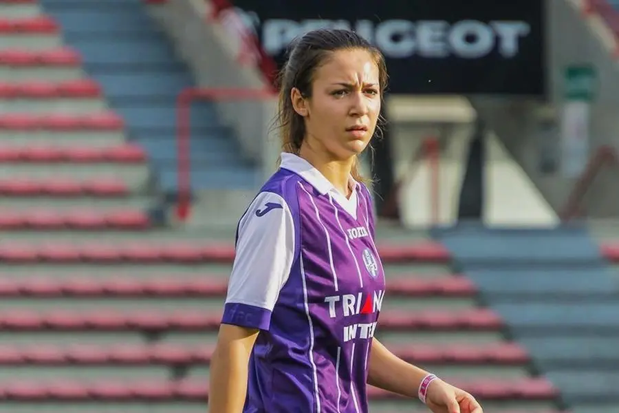 La centrocampista offensiva francese Pauline Mehadji (foto Marras)
