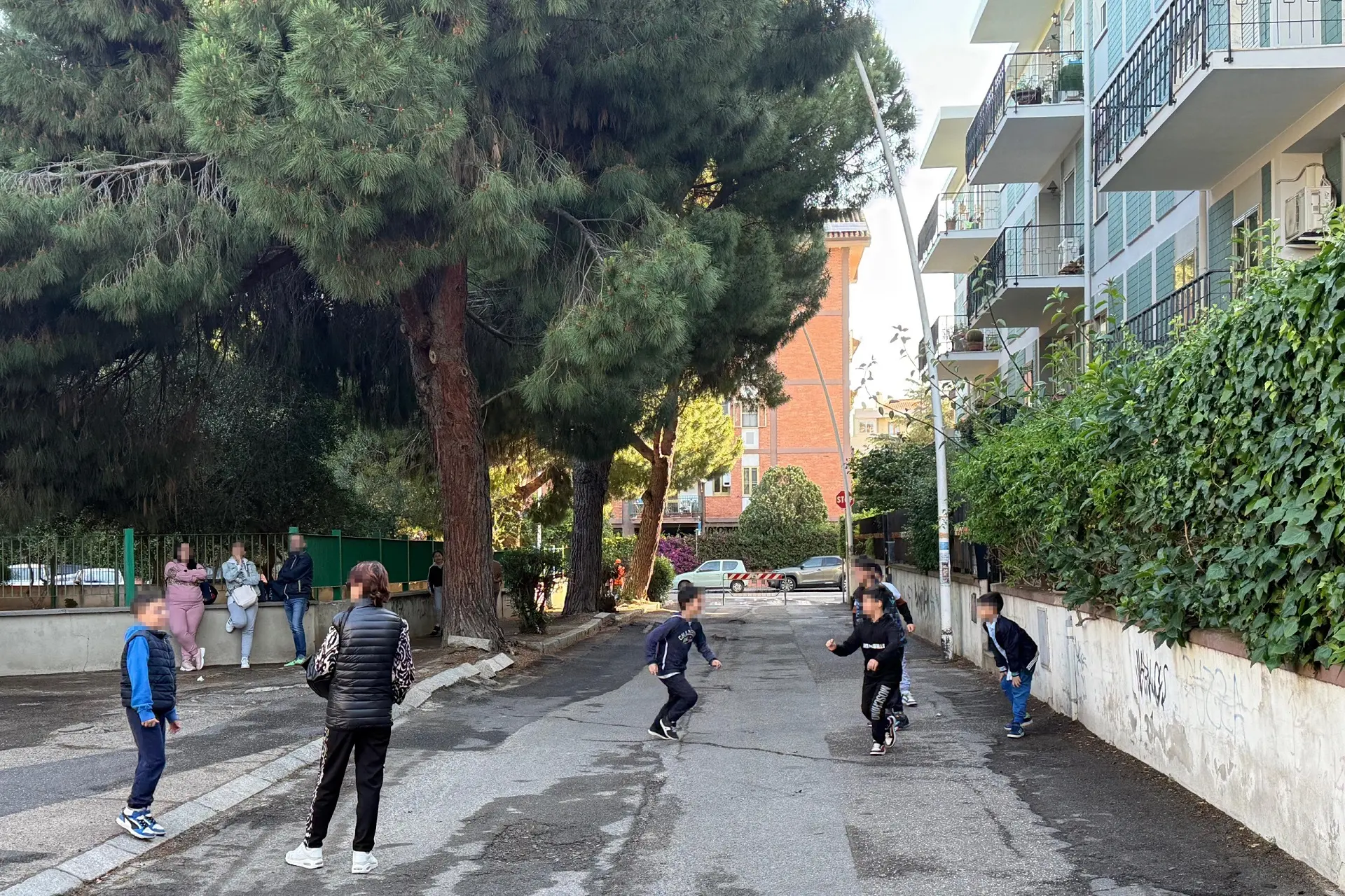 Via dei Partigiani chiusa al traffico