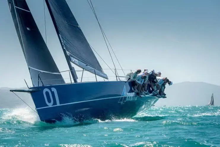 Azzurra in regata a Scarlino (foto Yacht Club Costa Smeralda)
