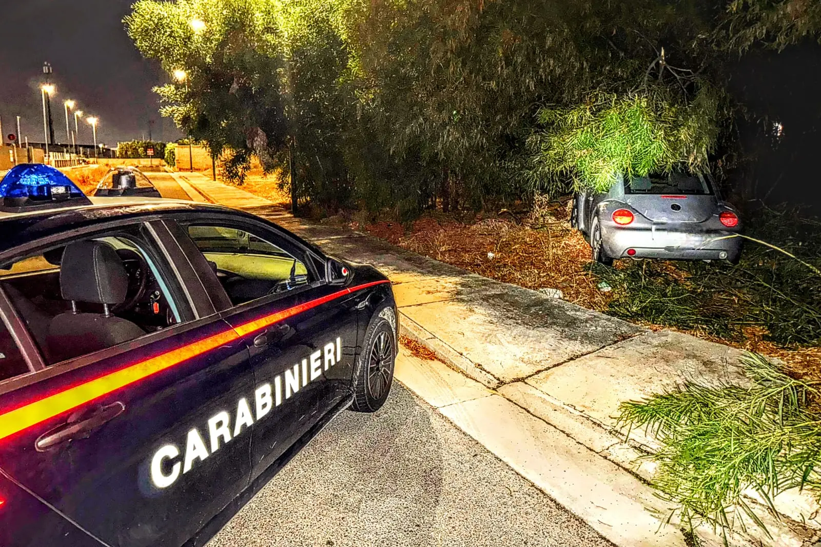 L'inseguimento dei carabinieri
