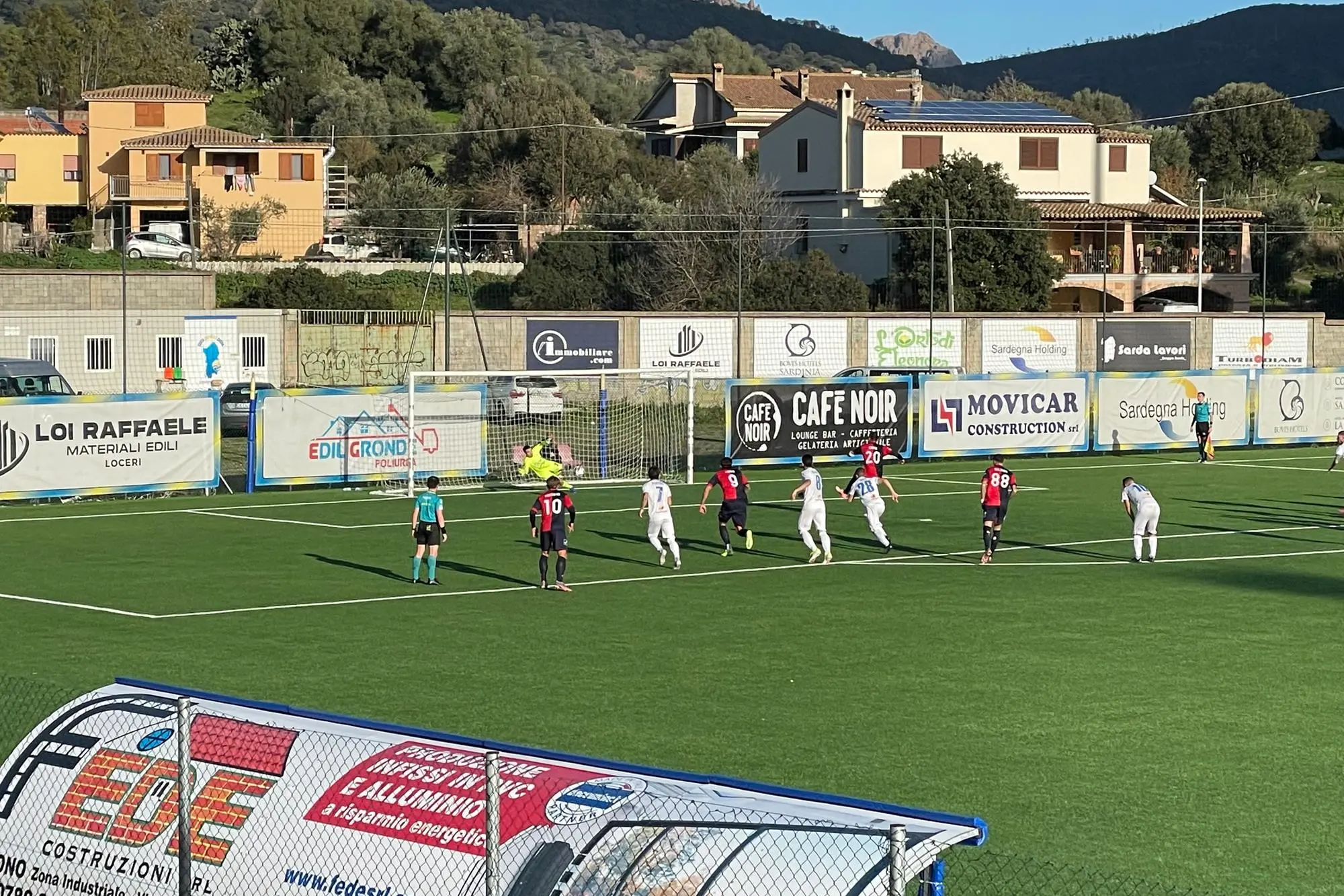 Una partita della Cos durante l'ultima stagione in Serie D (foto Spignesi)