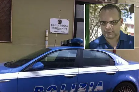 Die Polizeistation in der Via Firenze und in der Loge Fabrizio Marongiu