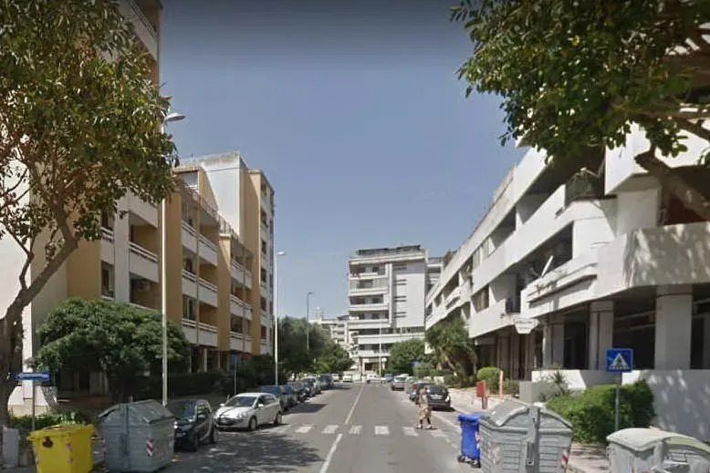 Via Cettigne, Cagliari (foto da Google maps)