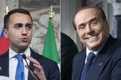 Luigi Di Maio e Silvio Berlusconi