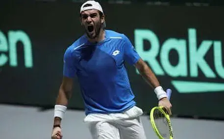 Matteo Berrettini nell'edizione 2019 a Madrid