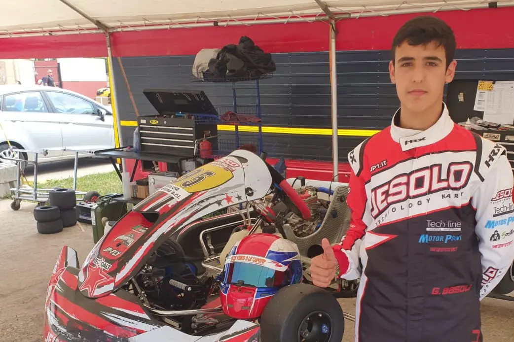 Il pilota cagliaritano Giorgio Basoli, campione sardo X30 Senior (foto Mario Basoli)