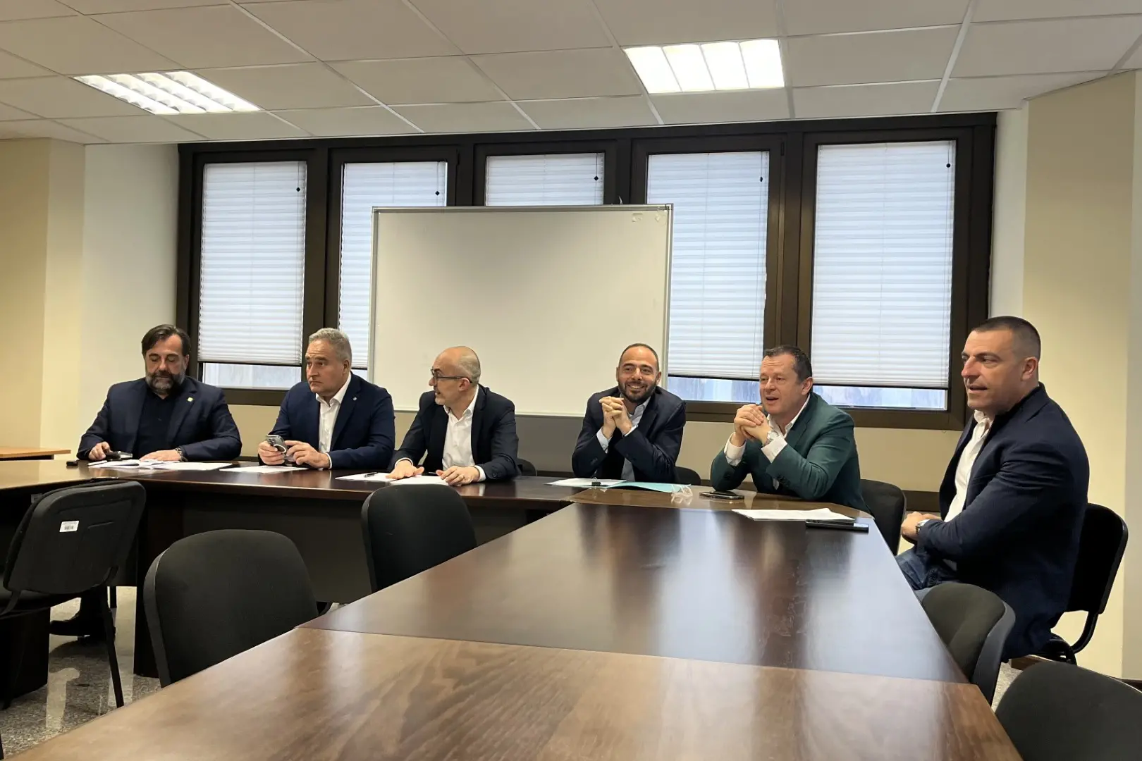 Il centrodestra in conferenza stampa