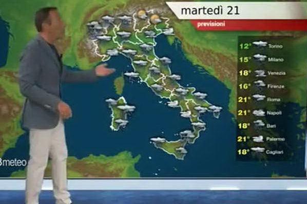 Tempo instabile in Sardegna, le previsioni per martedì