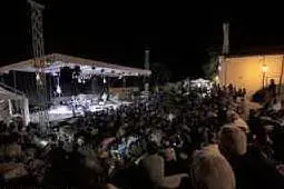 Il palco del festival di Sant'Anna Arresi