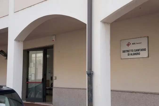 La sede del distretto sanitario di Alghero (foto Fiori)