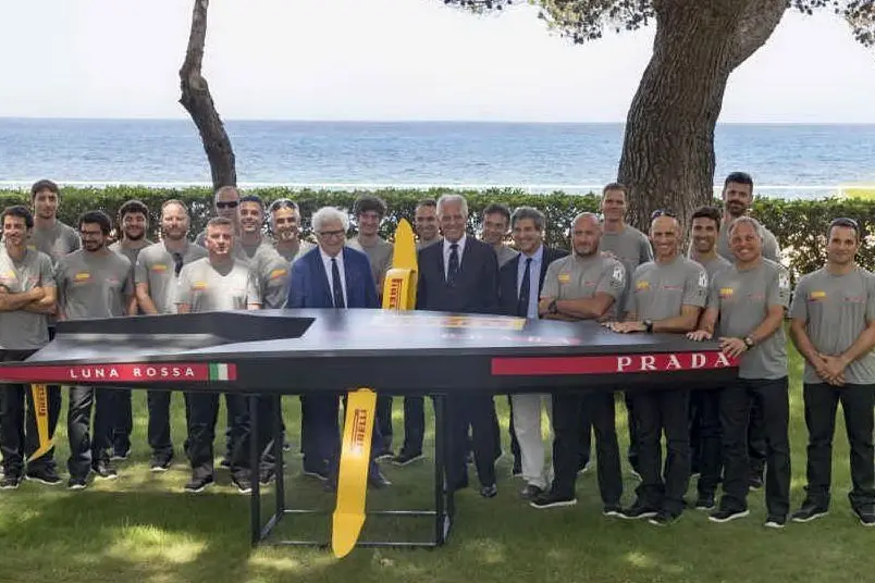 La presentazione del team a Palermo (dal sito Luna Rossa Prada Pirelli Team)