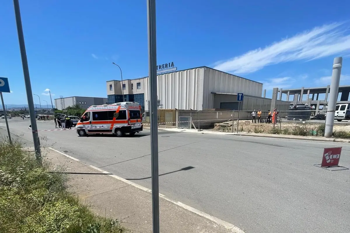 La zona dell'incidente (foto Serreli)