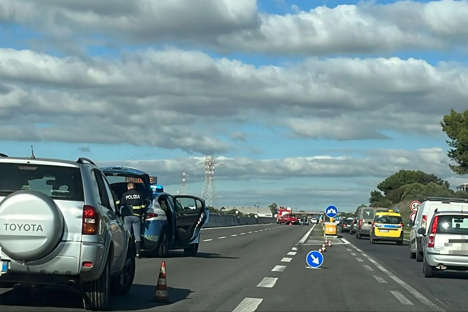 L'incidente sulla 131 (Unione Sarda)