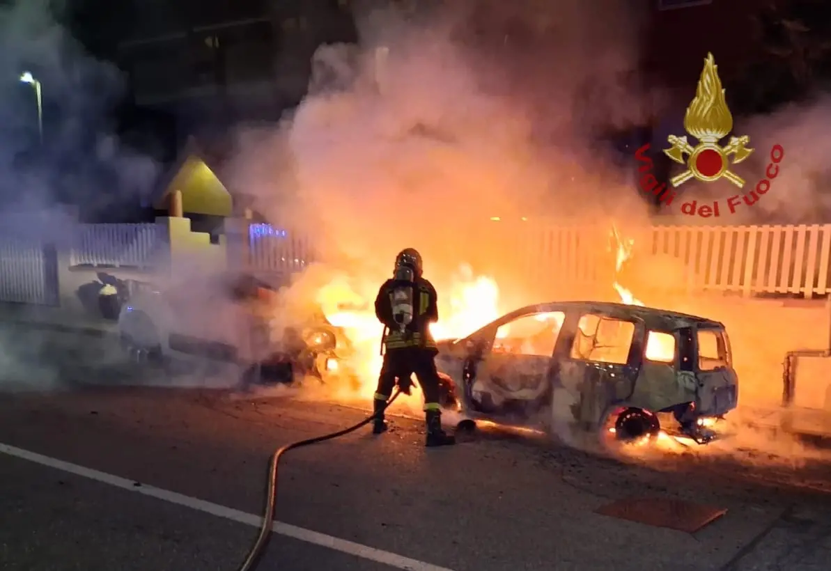 L'intervento dei vigili del fuoco