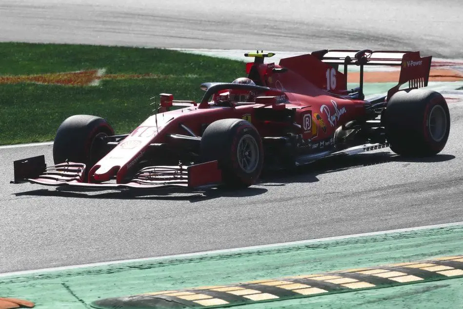 La Ferrari di Leclerc (Ansa)
