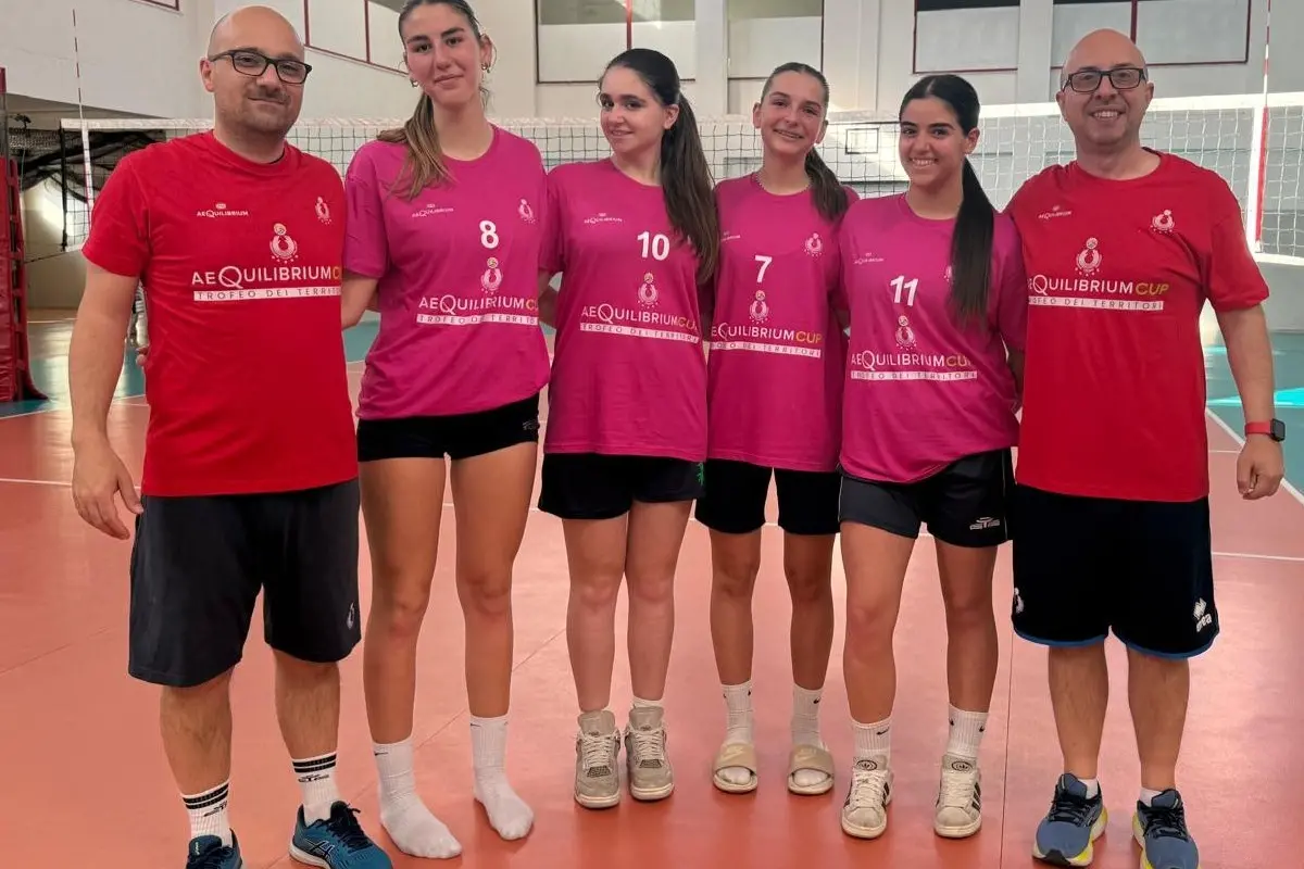 Le giocatrici convocate per il TdR con Anile e Sanna (fonte Hermaea Olbia)
