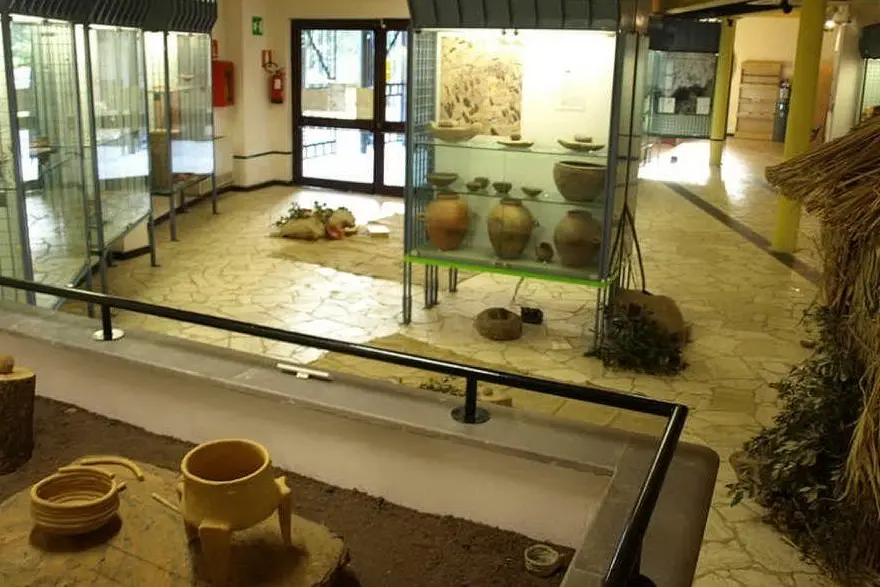 Gli interni del museo &quot;Villa Sulcis&quot; (foto S.A. Manca)