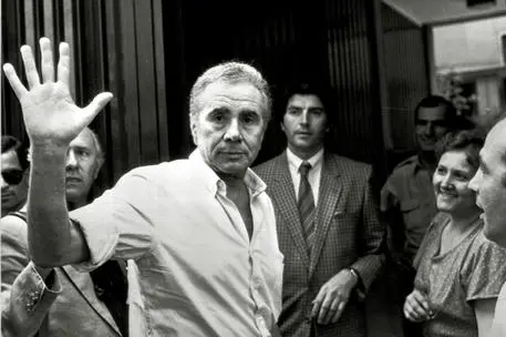 Enzo Tortora in un'immagine d'archivio. ANSA