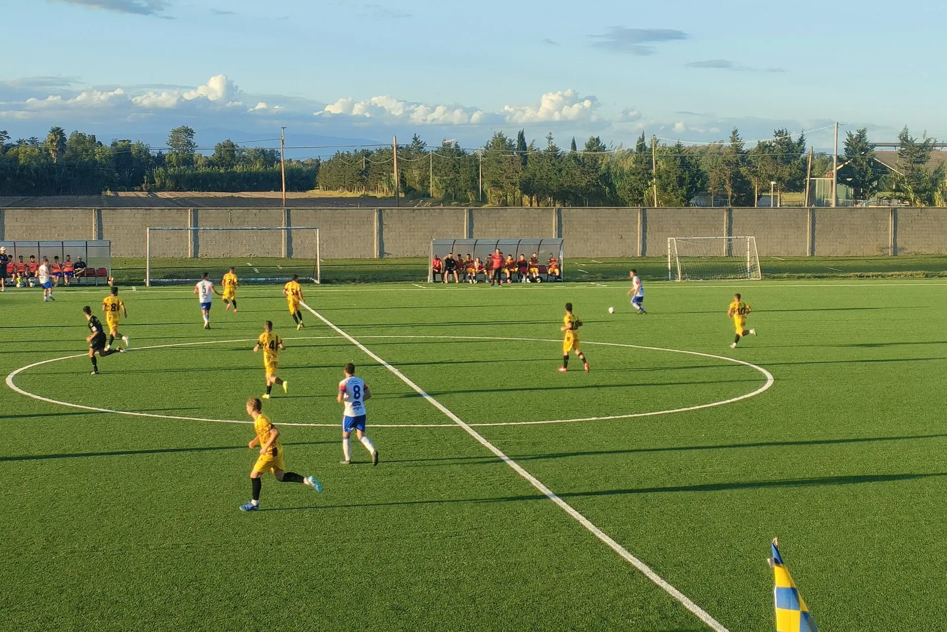 Nella foto, un momento della sfida tra Arborea e Ovodda (foto di Giacomo Pala)