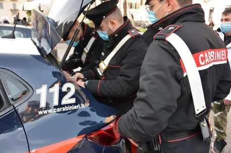 Un controllo dei Carabinieri (foto Ansa)